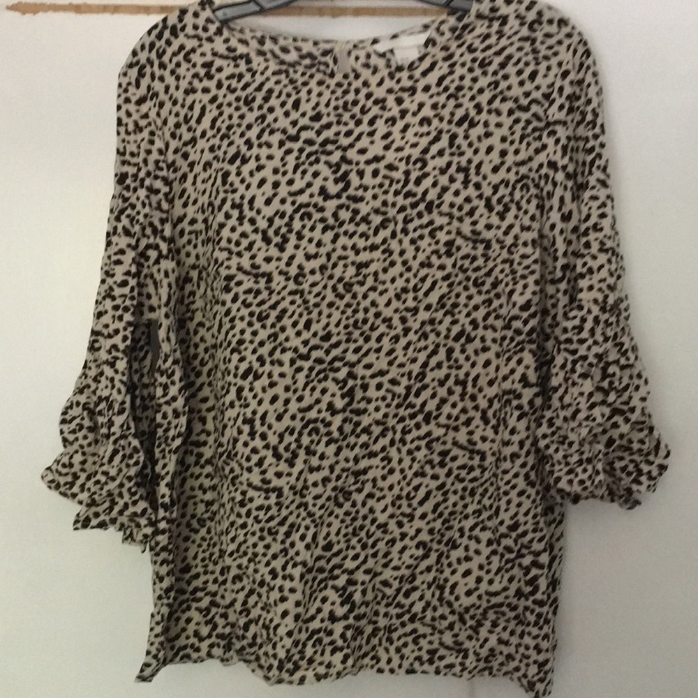 H&M blouse - leopard print